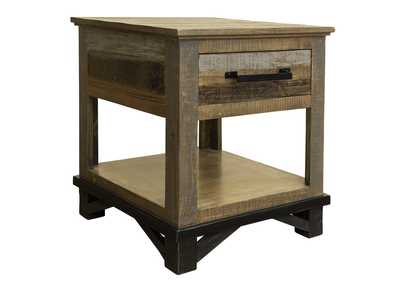 Image for Loft Brown End Table 1 Drawer