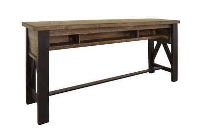 Image for Loft Brown Counter Height Sofa Table