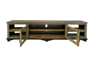 Image for Loft Brown 2 Doors & Shelves, 93" TV Stand