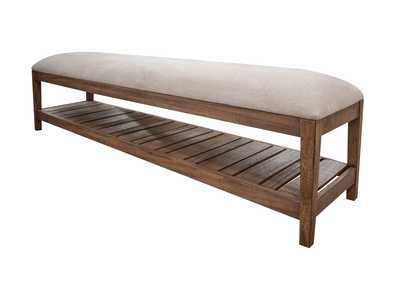Image for Aruba Upholstered 70” Bench