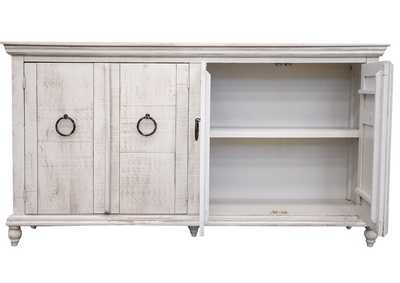 Image for Capri Console w/ 4 Doors, Ivory finish