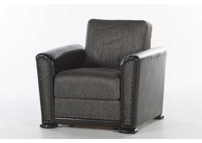 Alfa Redeyef Fume Arm Chair