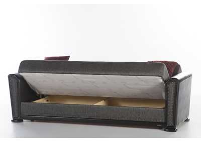 Image for Alfa Redeyef Fume 3 Seat Sleeper Sofa W/ Storage