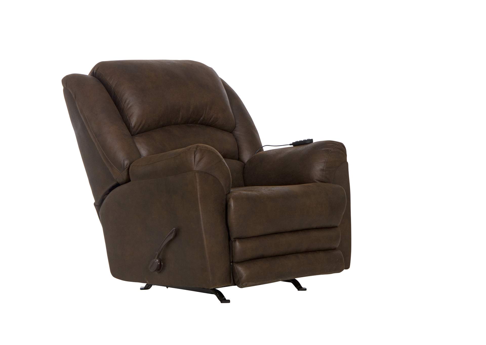 Hayden Chaise Rocker Recliner with Heat, Massage & Oversize Xtra Comfort Footrest,Jackson Catnapper