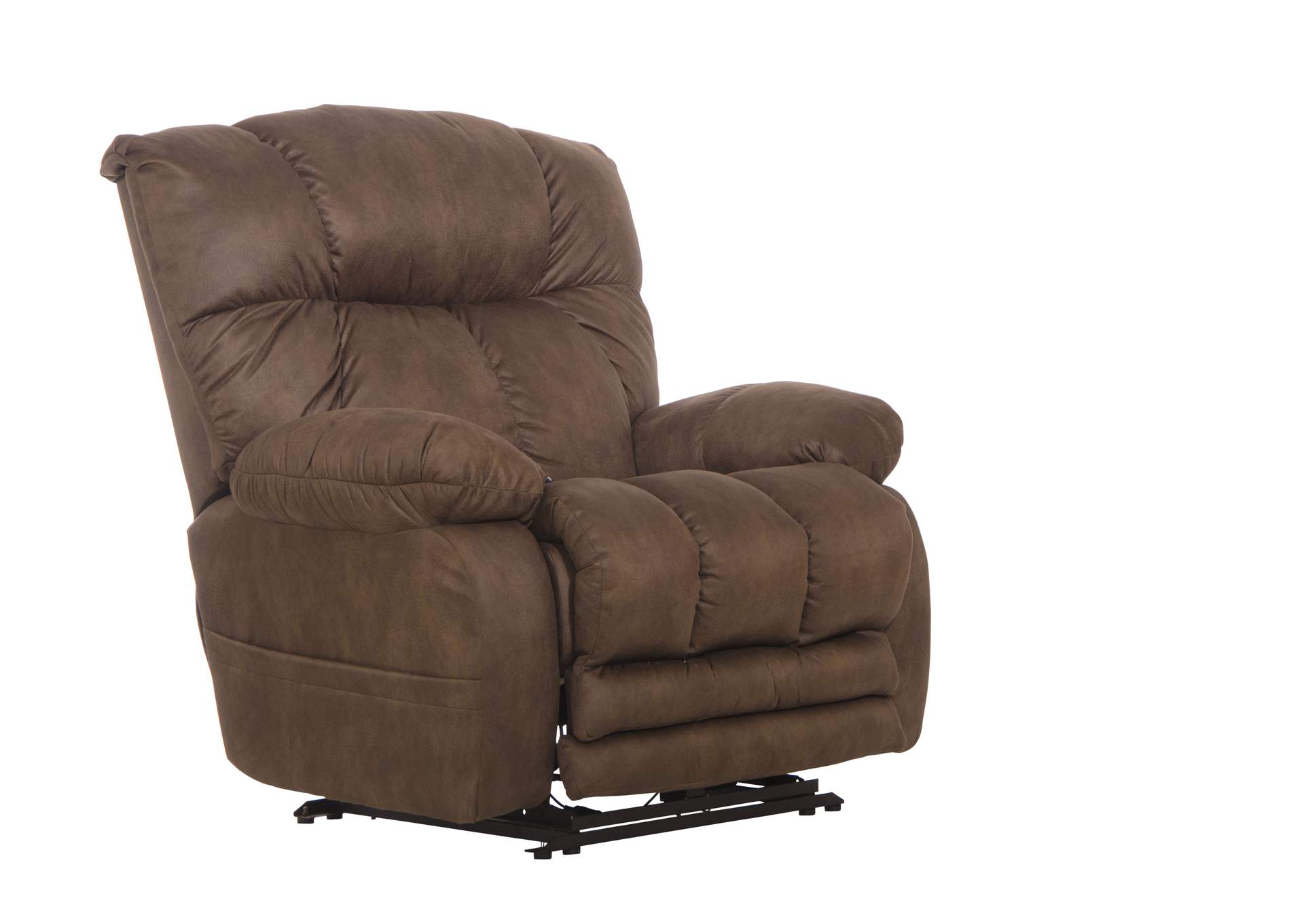 Dawkins Power Lay Flat Recliner with Oversize Xtra Comfort Ottoman,Jackson Catnapper