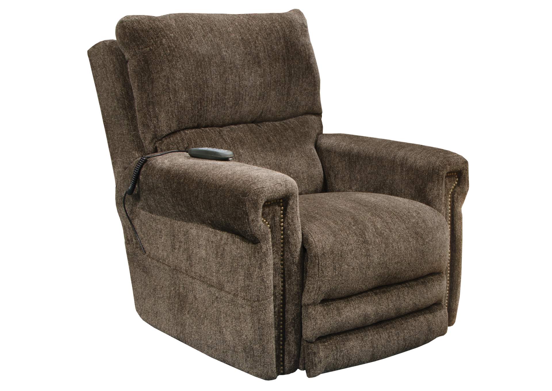 Warner Power Headrest with Lumbar Power Lay Flat Recliner,Jackson Catnapper