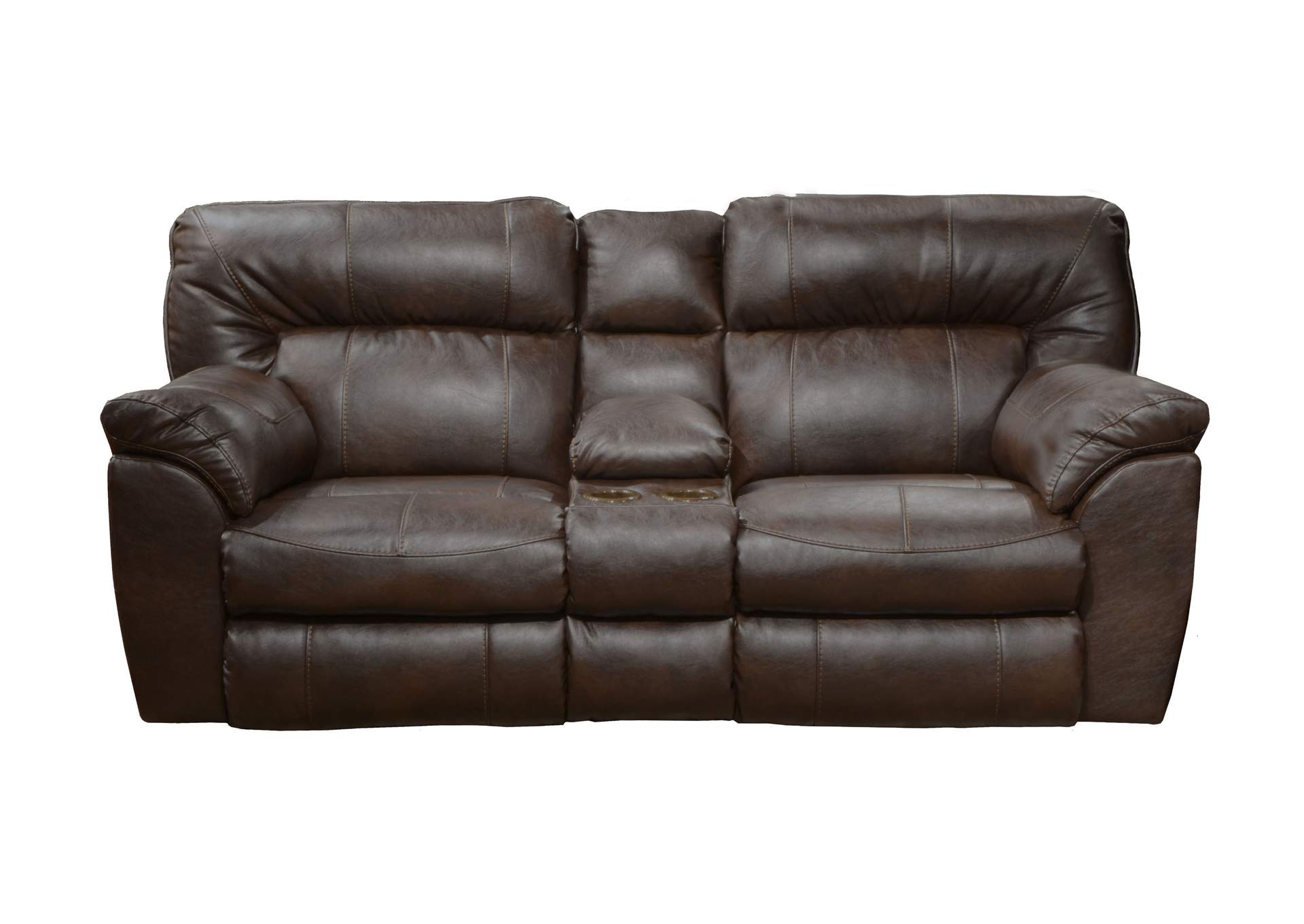 Nolan Extendedra Wide Recliner Console Loveseat with Storage and Cup Holder,Jackson Catnapper