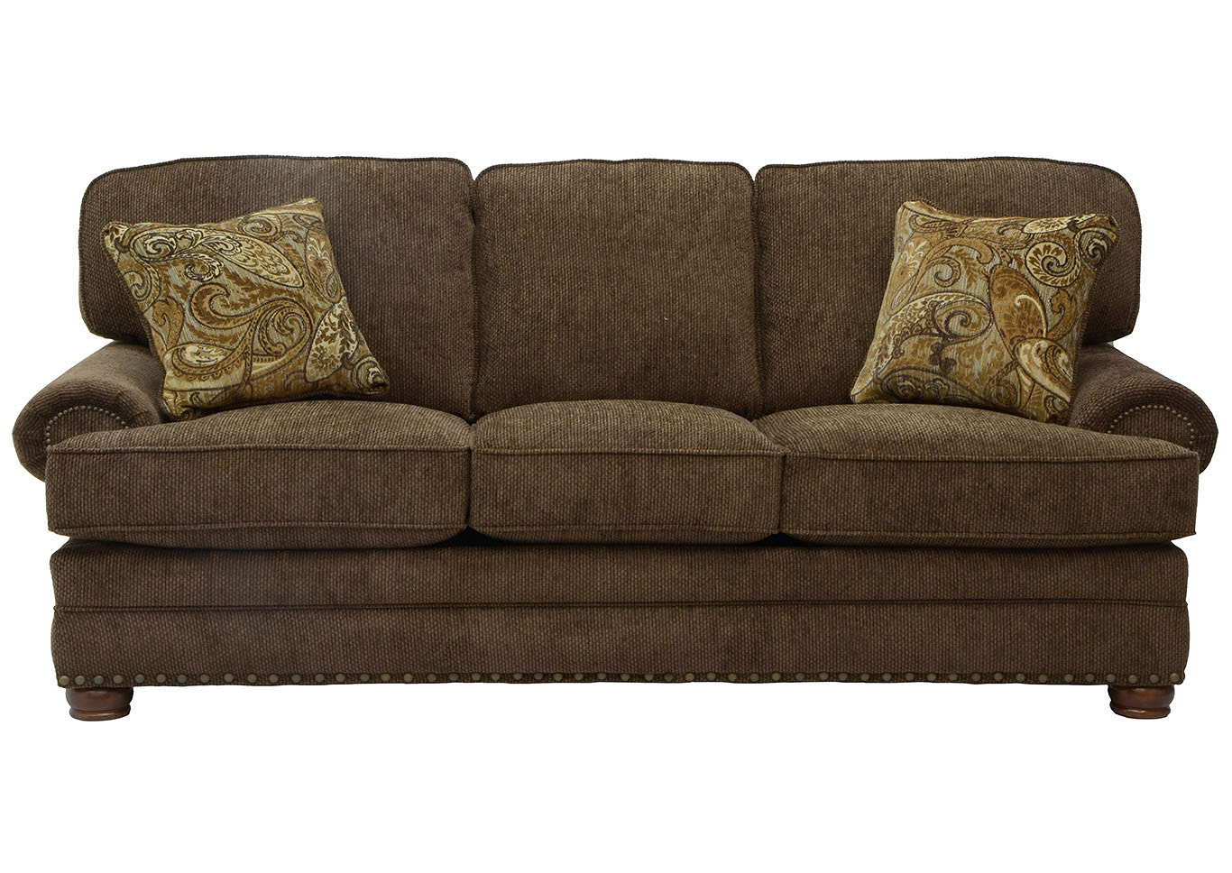 Chocolate & Expresso Sofa,Jackson Catnapper