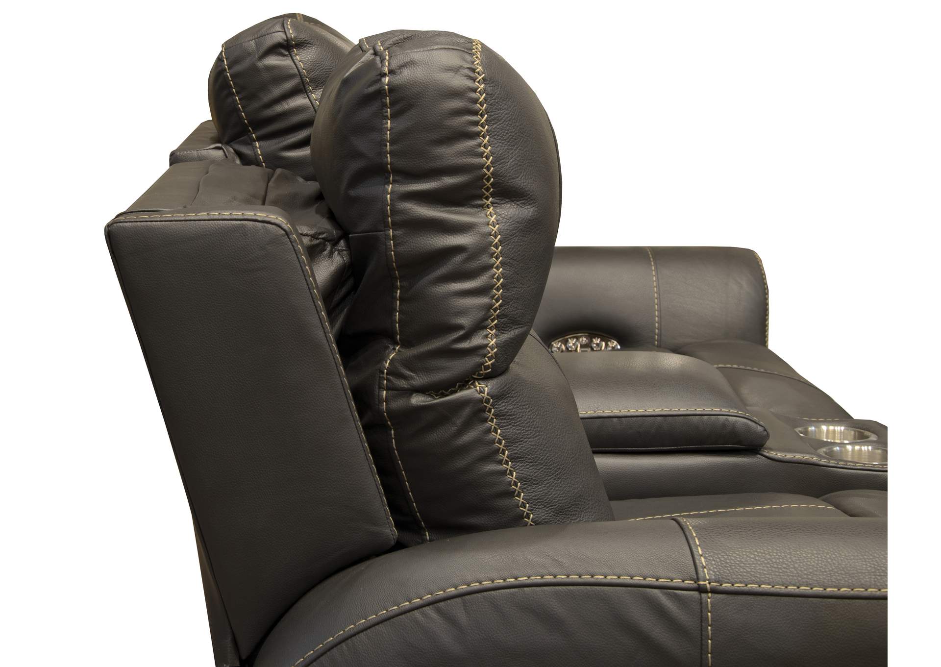 Fredda Power Headrest Power Lay Flat Reclining Sofa with Zero Gravity,Jackson Catnapper