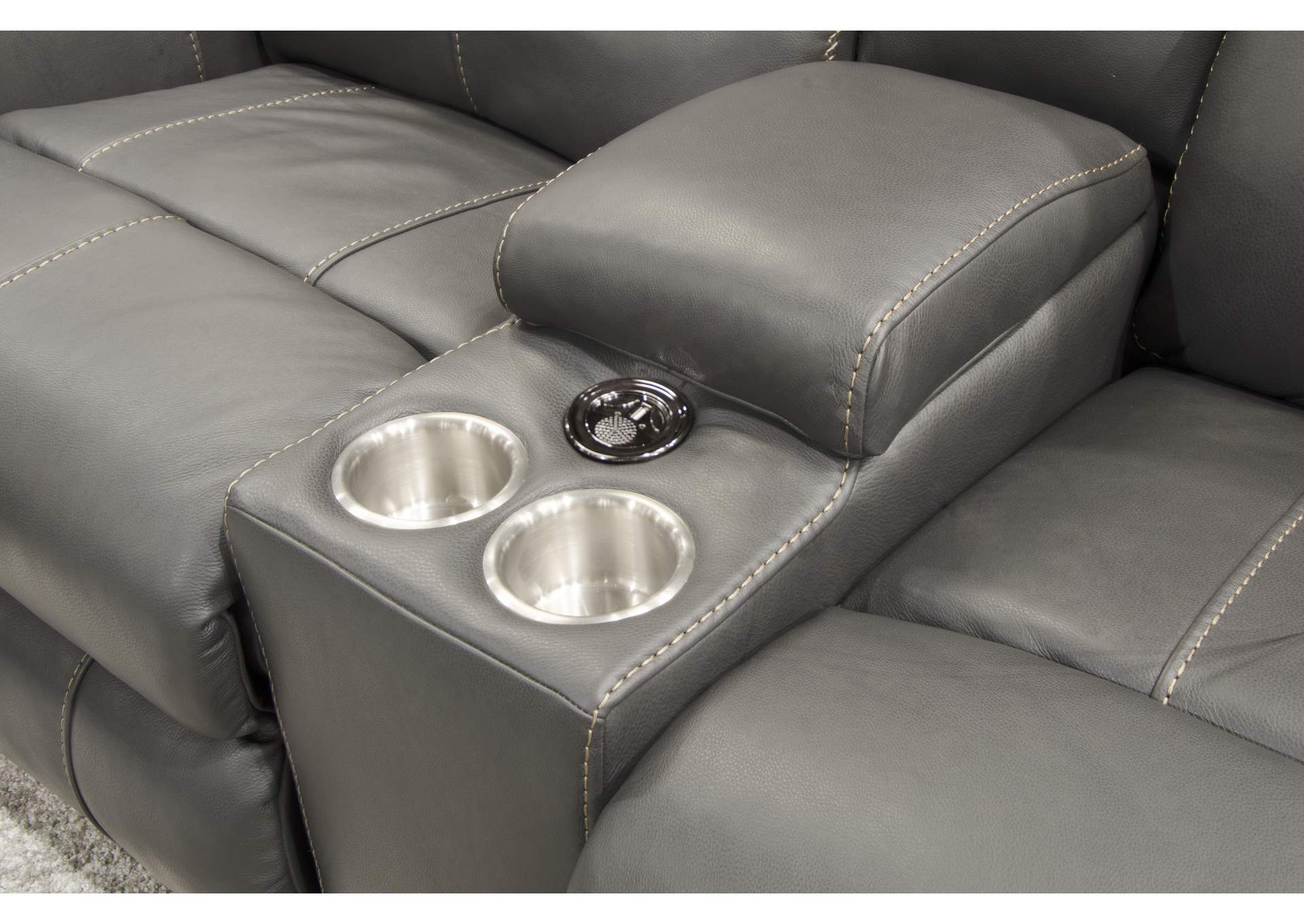 Mara Voice Power Headrest with Lumbar Power Lay Flat Recliner Con Sofa (95"),Jackson Catnapper