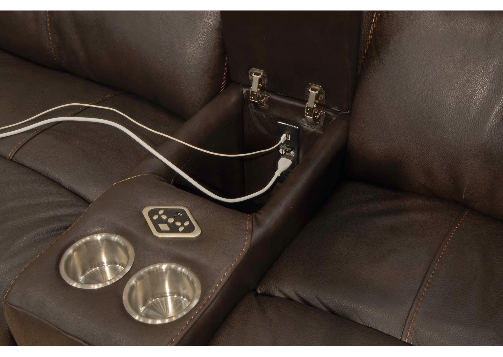 Mara Voice Power Headrest with Lumbar Power Lay Flat Recliner,Jackson Catnapper