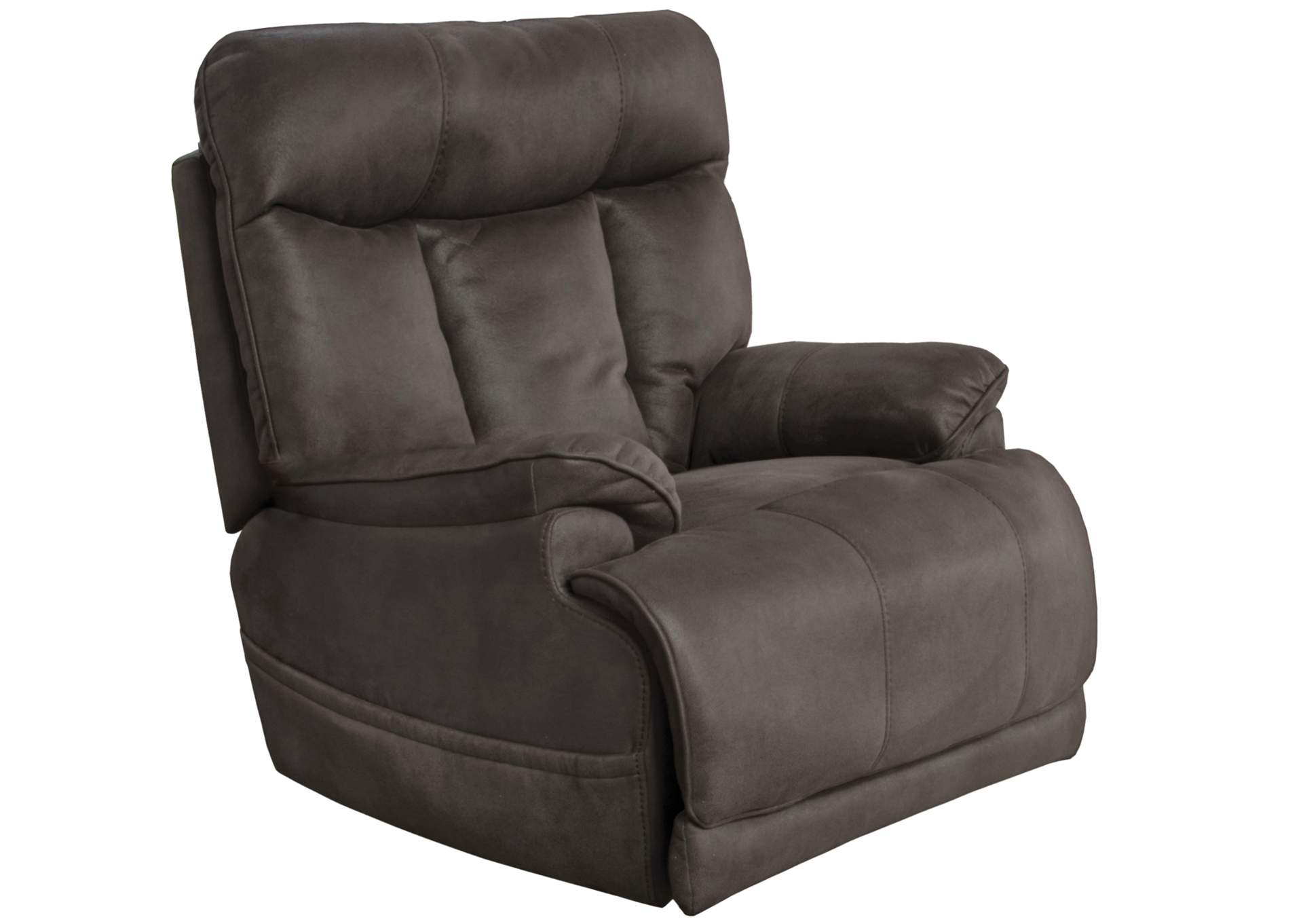 Anders Power Headrest, Lumbar Power Lay Flat Recliner with Heat & Massage & Extended Ott,Jackson Catnapper