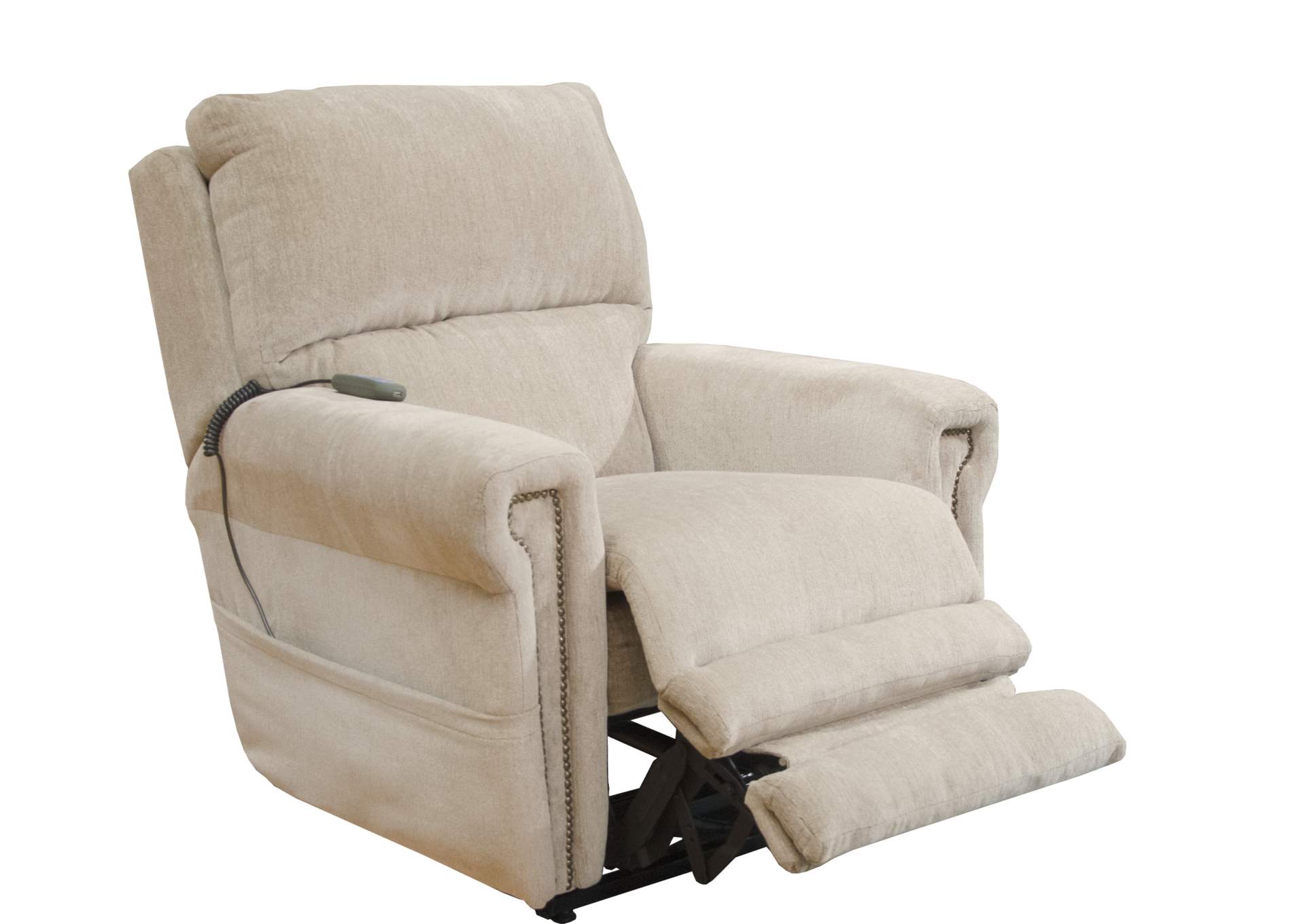 Warner Power Headrest with Lumbar Power Lay Flat Recliner,Jackson Catnapper