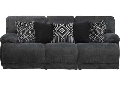 Image for Montego Ebony Lay Flat Reclining Sofa