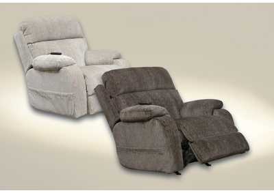 Image for Refresher Power Headrest Power Rocker Recliner with Cr3 Heat, Msg, Lumbar