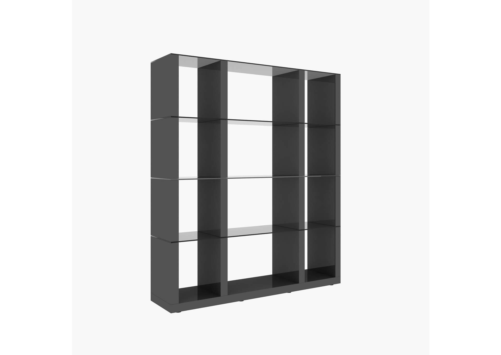 Cloud Wall Unit in Grey High Gloss,J&M Furniture