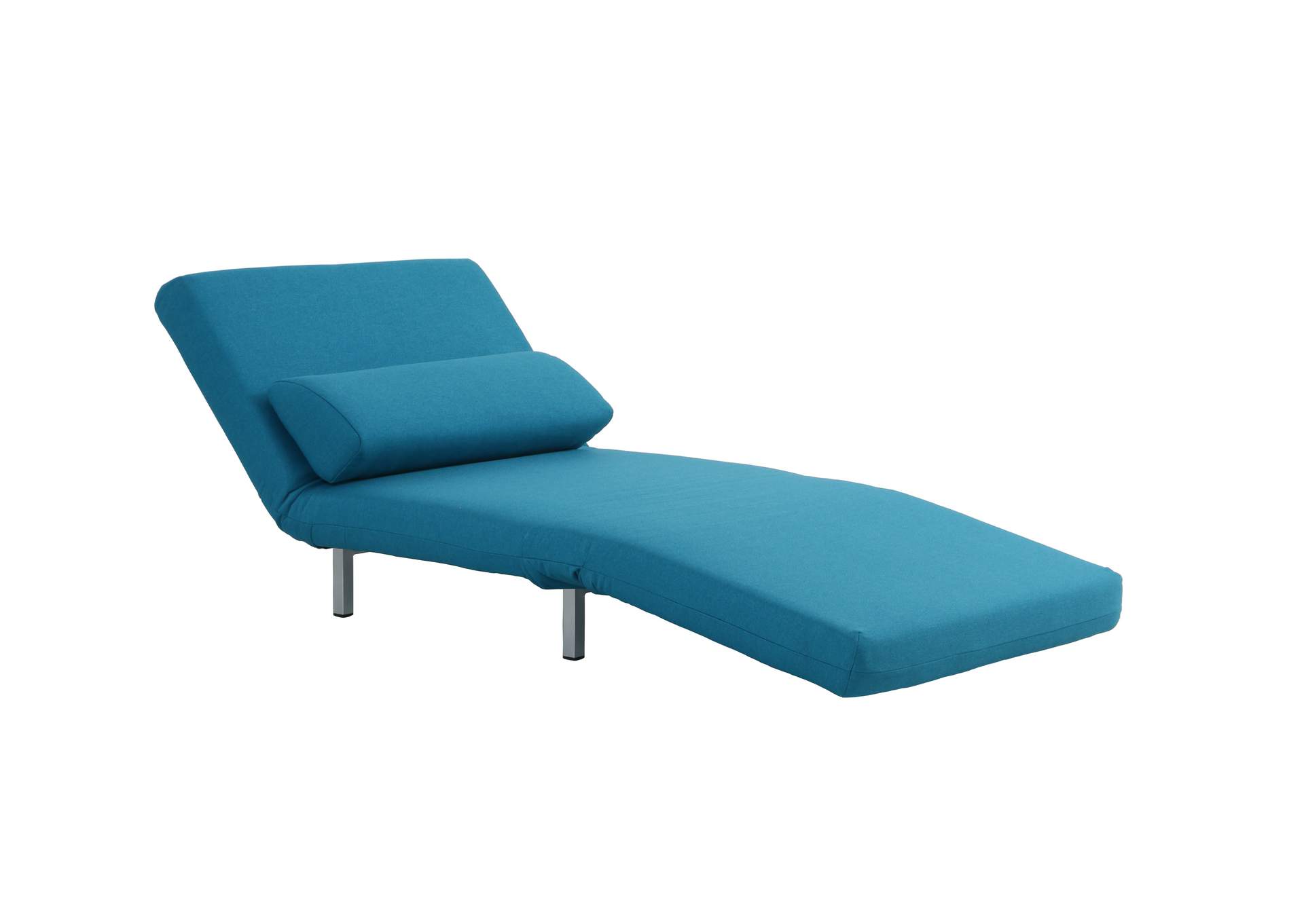 Premium Chair Bed LK06-1 in Teal Fabric,J&M Furniture