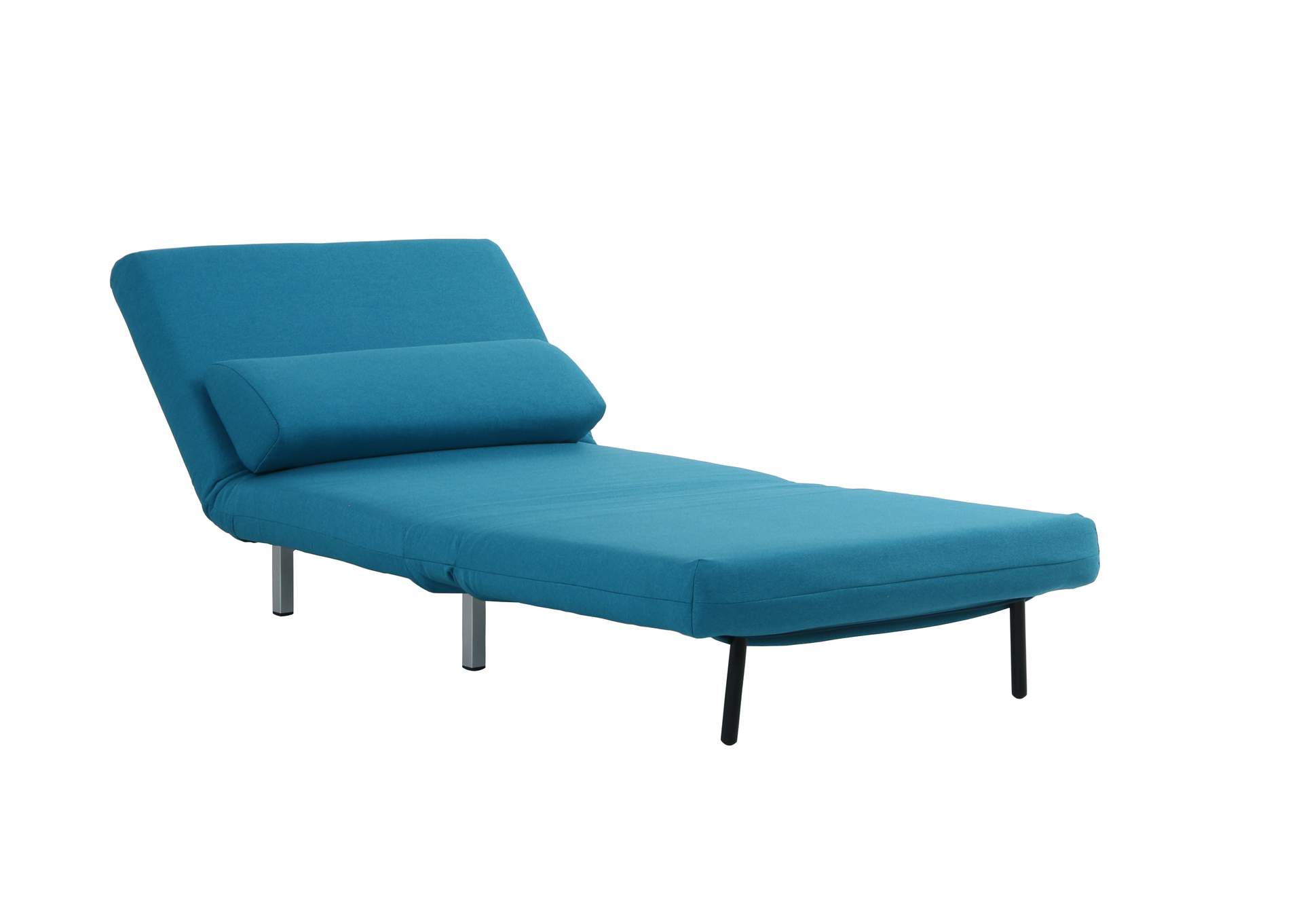 Premium Chair Bed LK06-1 in Teal Fabric,J&M Furniture