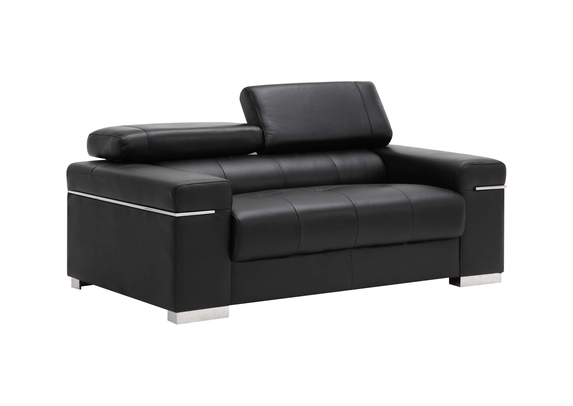 Soho Love in Black Leather,J&M Furniture