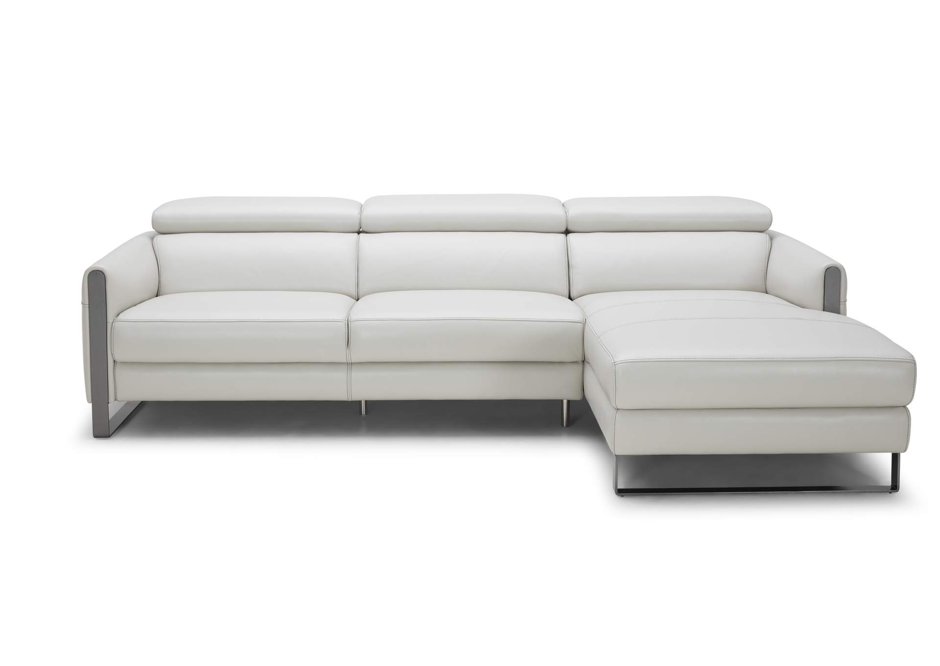 Nina Premium Leather Sectional In Right hand Facing,J&M Furniture