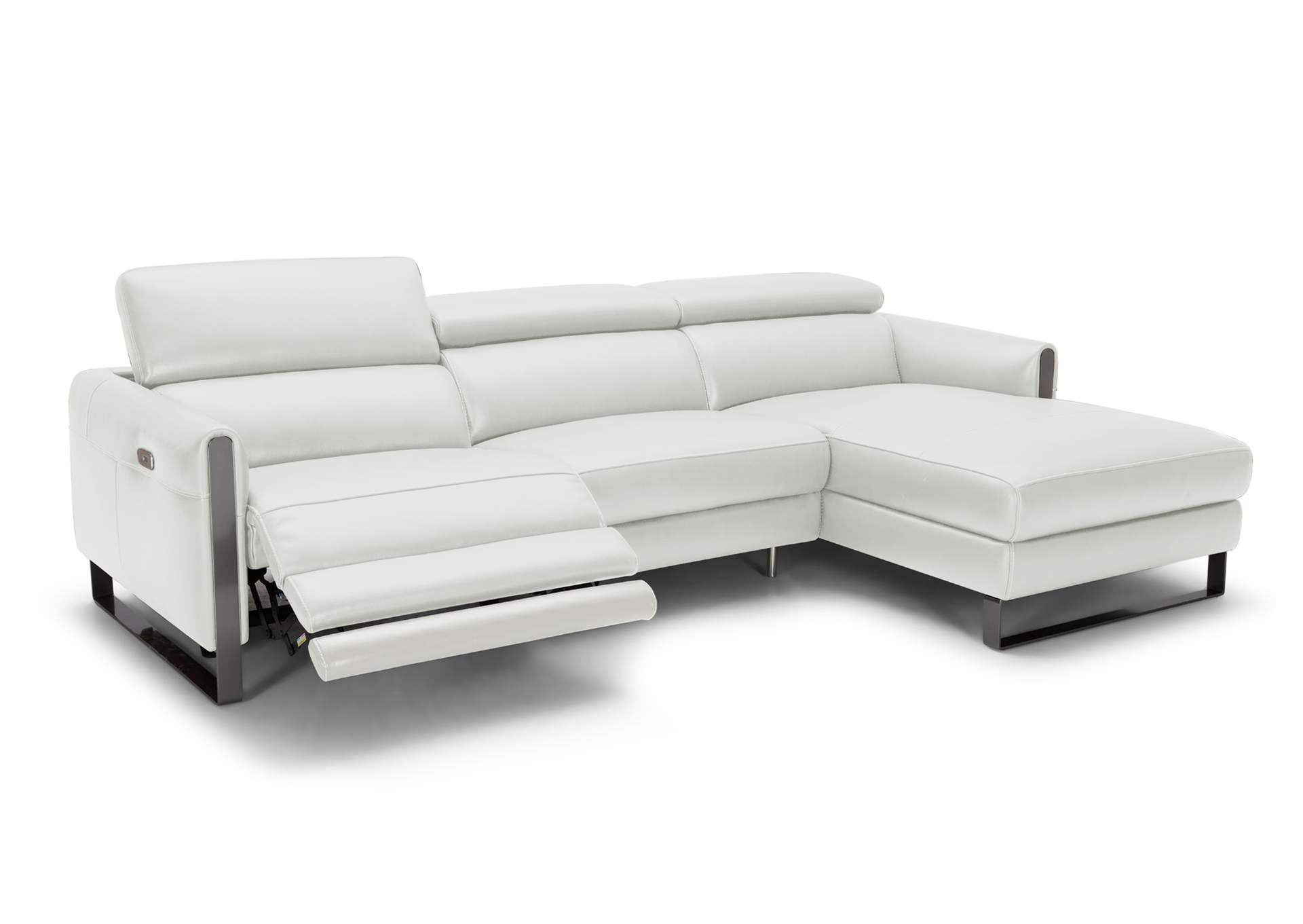 Nina Premium Leather Sectional In Right hand Facing,J&M Furniture