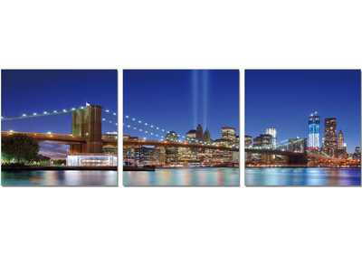 Image for Black & Grey & White Wall Art - Art - Brooklyn Bridge