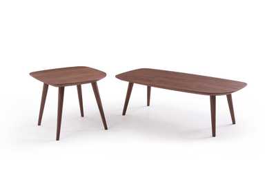 Image for Walnut Downtown Coffee & End Table