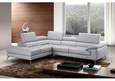 Image for Olivia Premium Leather Sectional In Left Facing Chaise