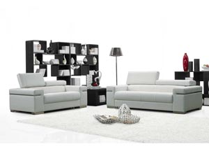 Image for White Soho 3 Piece Sofa Set