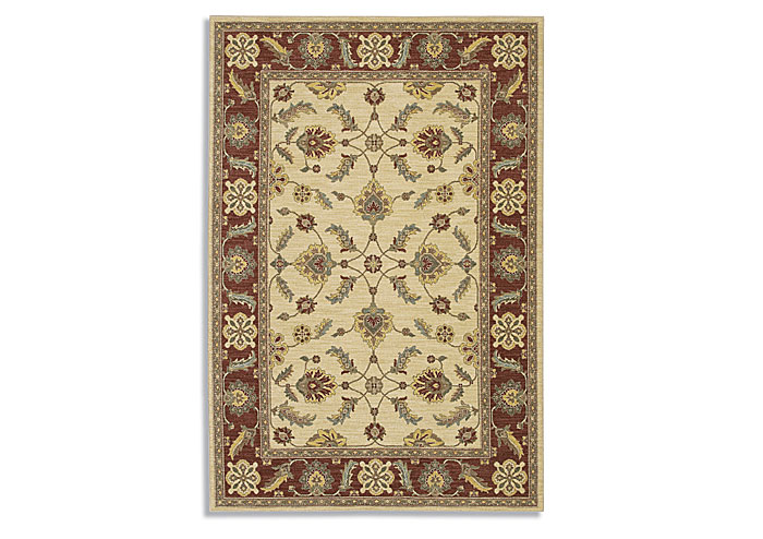 Sedona Ivory Henna Area Rug - 2.5x12,Karastan