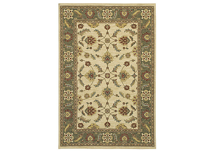 Sedona   Ivory Limestone Area Rug - 2.5x4,Karastan