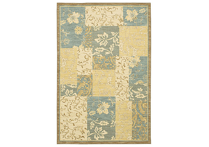 Jakarta    Batik       Robins Egg Area Rug - 2.5x12,Karastan