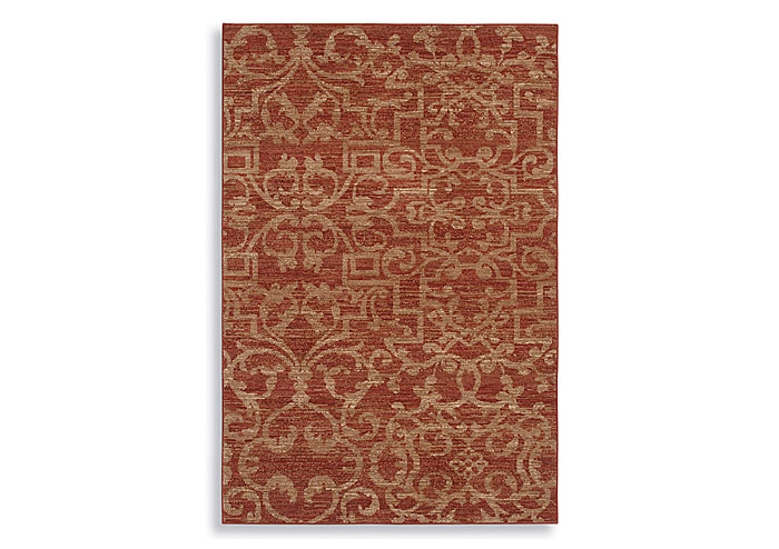 French Quarter  Henna Area Rug - 2.5x12,Karastan