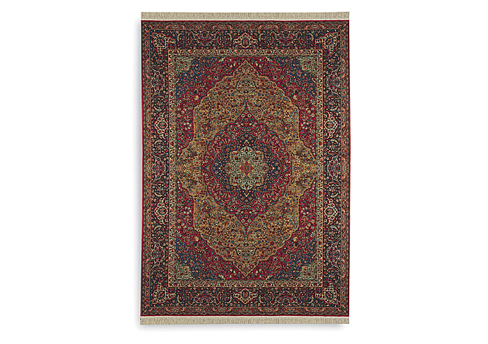 Medallion Kirman Area Rug - 2.6x12,Karastan