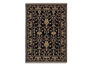 Image for William Morris Black Area Rug - 2.6x12