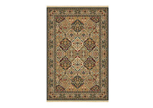 Image for Empress Kirman Black Area Rug - 2.6x12