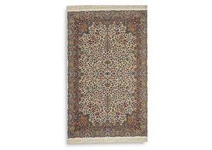 Image for Floral Kirman Area Rug - 2.6x12