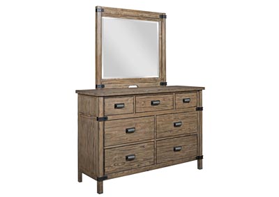 Foundry Driftwood Dresser & Mirror