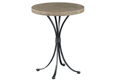 Modern Classics Metal Round Accent Table