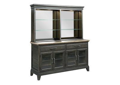 Rockland Charcoal China Cabinet
