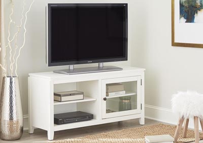 Image for 48" White Folding TV Console