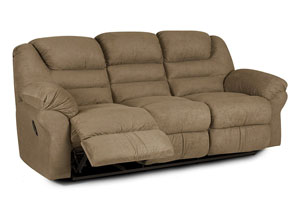 Image for Contempo Brown Reclining Sofa