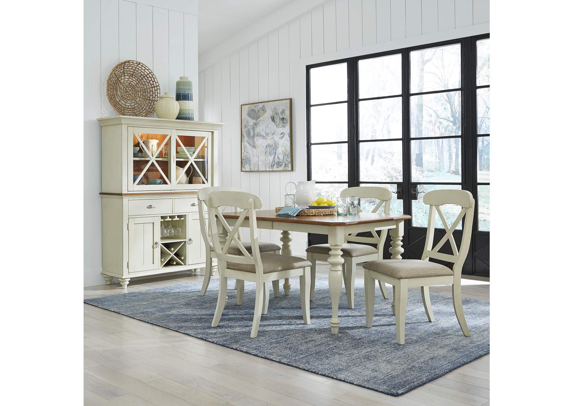 Ocean Isle Opt 5 Piece Rectangular Table Set,Liberty