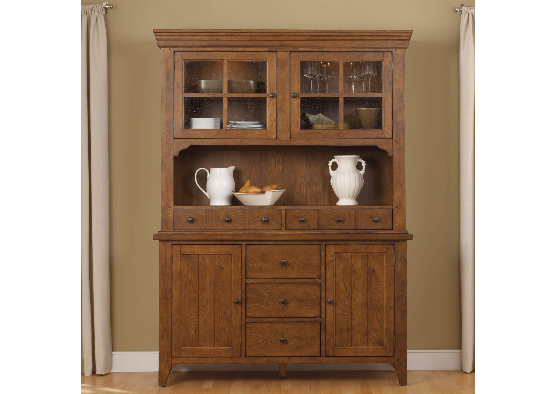 Hearthstone Ridge Hutch & Buffet,Liberty