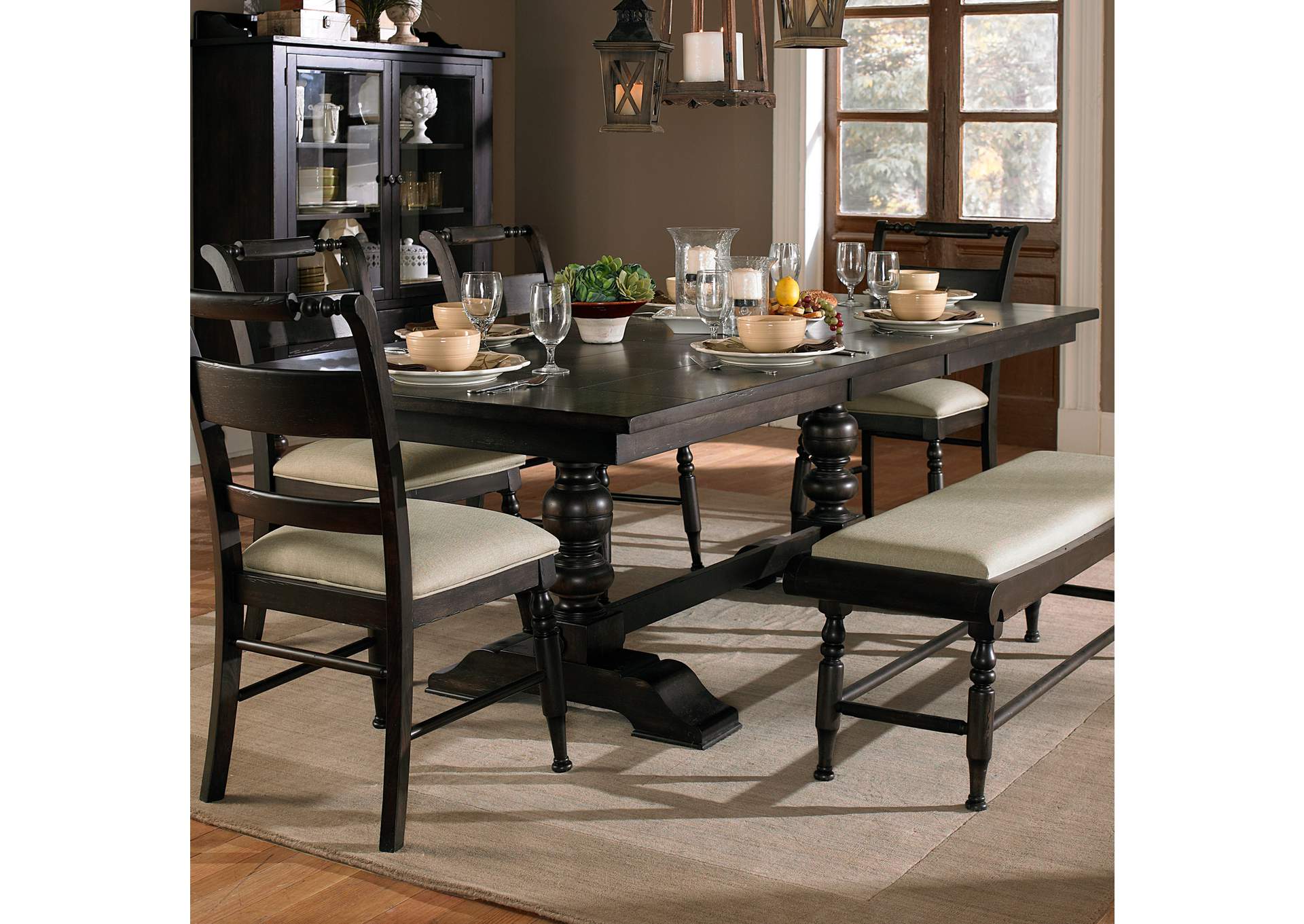 Whitney Trestle Table,Liberty