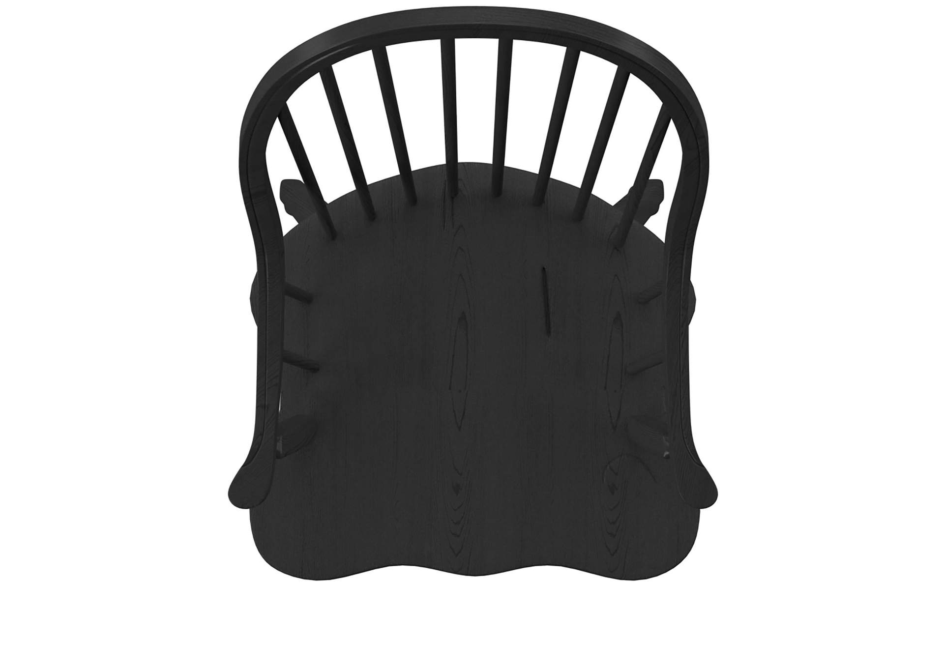 Treasures Bow Back Arm Chair - Black,Liberty