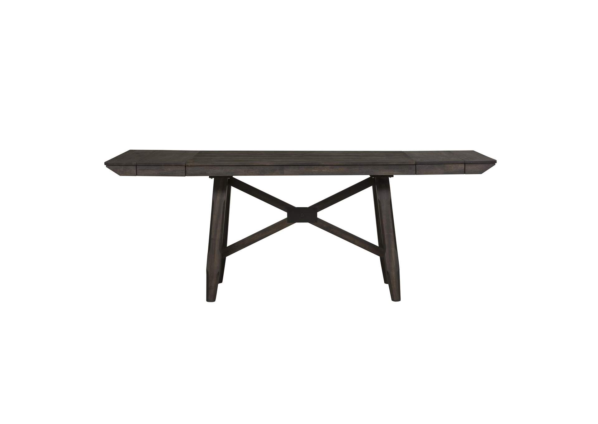 Double Bridge Trestle Table Set,Liberty