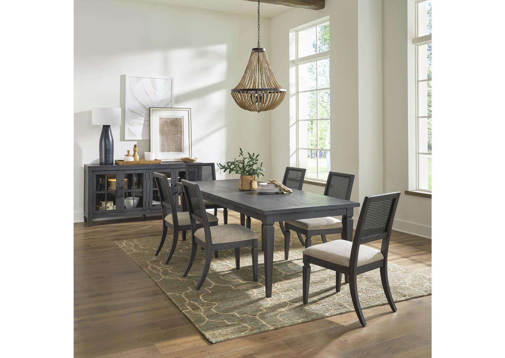 Caruso Heights 7 Piece Rectangular Table Set,Liberty