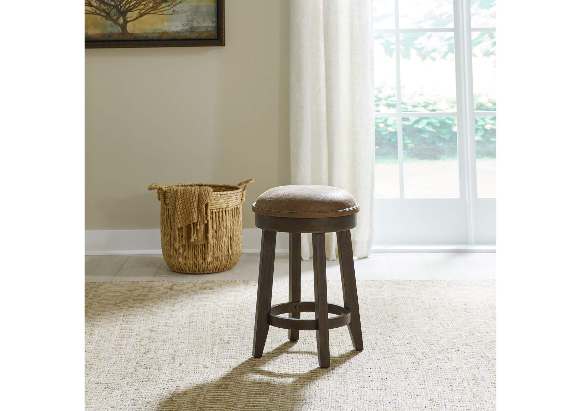 Paradise Valley Upholstered Console Stool (RTA),Liberty