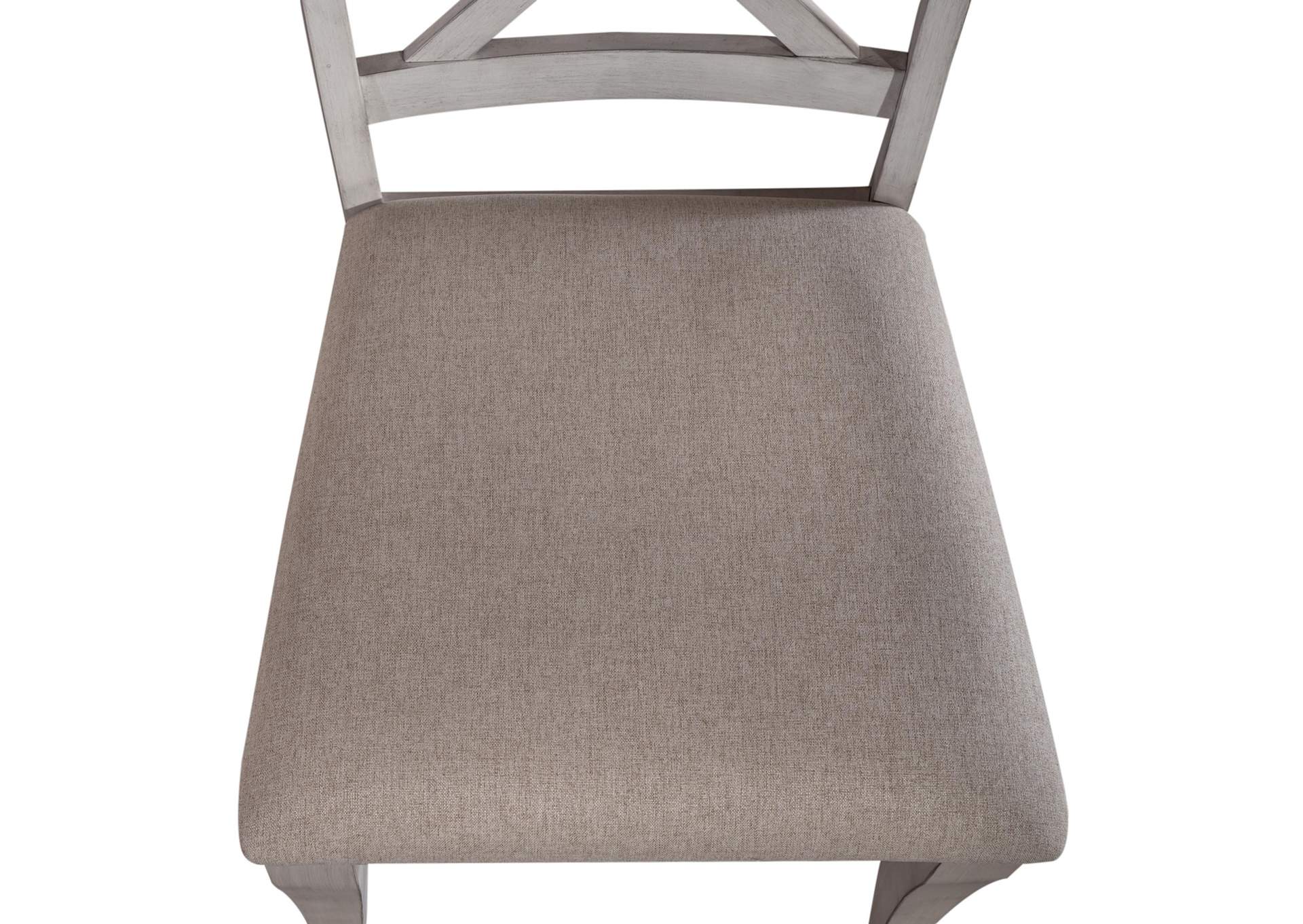 Ocean Isle Upholstered X Back Side Chair (RTA),Liberty